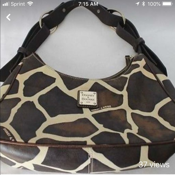 Handbags - Dooney and Burke Giraffe Handbag